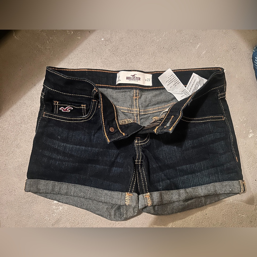 Hollister Dark Denim Shorts - Size 23